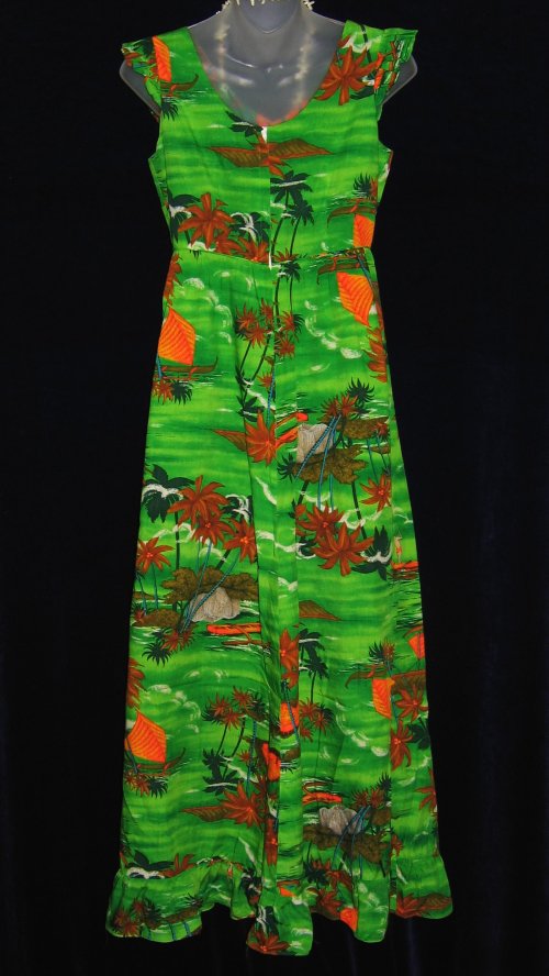 Rare Penneys Hawaii Print Muumuu