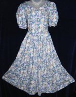 Laura Ashley Blue Floral Dress