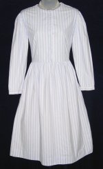 Laura Ashley Blue Pinstripe Dress