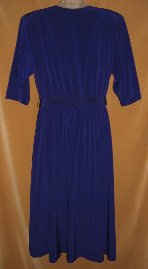 Joseph Ribkoff Royal Blue Textured Wide Sweep Dress