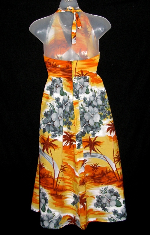Hawaiian Halter Dress