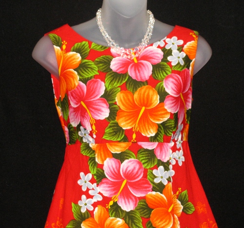 Hibiscus Hawaiian Dress