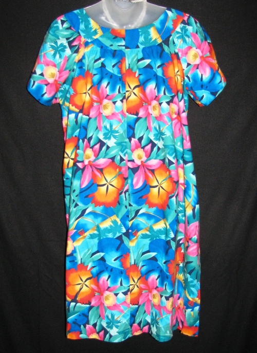 multi colored Hawaiian Dress