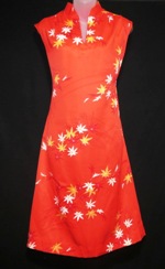 Fire Red Japan Style Hawaii Dress