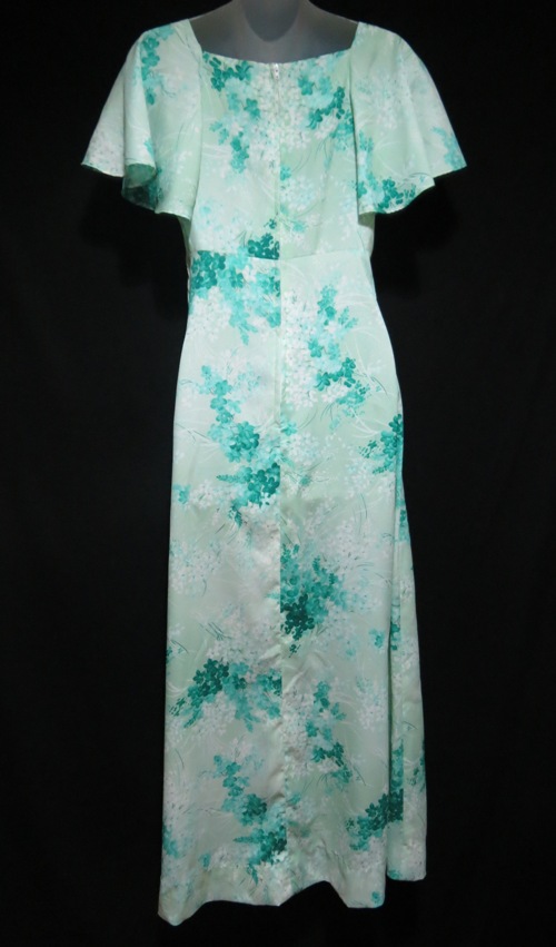 Hukilau Green Hawaii Dress