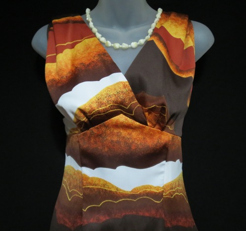 Hukilau Earth Tone Dress