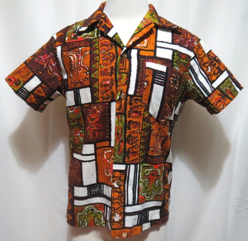 Barkcloth Hawaiian Shirt