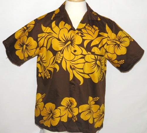 Golden Hibiscus Hawaiian Shirt