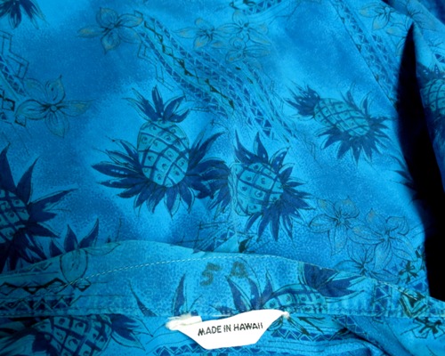 Made in Hawaii Blue Shirt