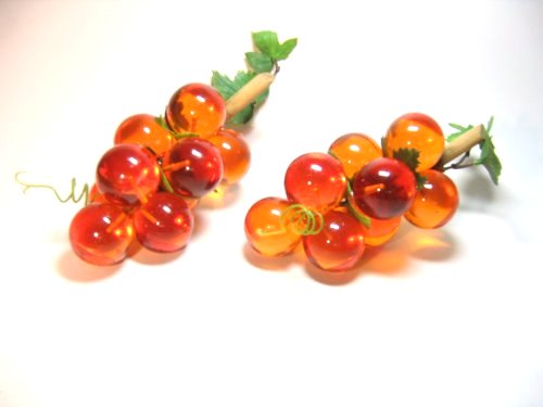 Twin Set Lucite Orange Large Grapes