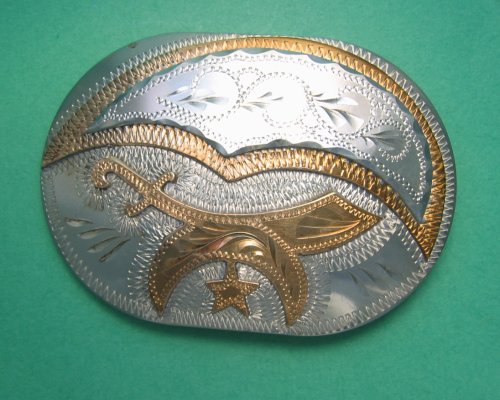 Vintage German Silver Belt Buckle Shriner