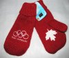 Official Olympic Red Mittens