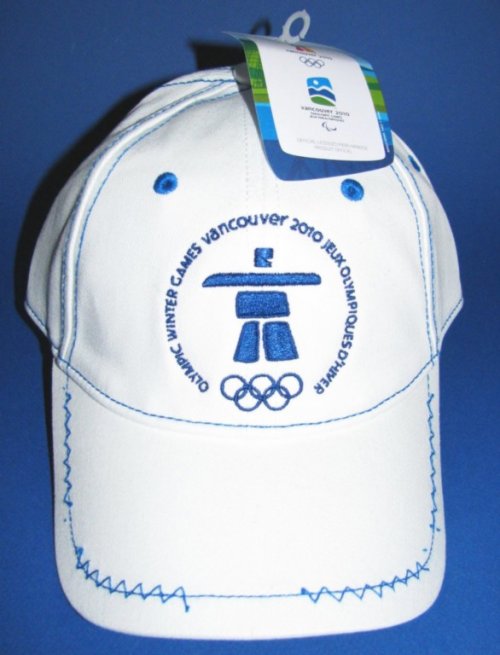 Official Olympic Vancouver Ball Cap Zig-Zag Stitching