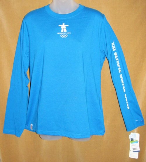 Official Vancouver Olympic Ladies Blue Shirt