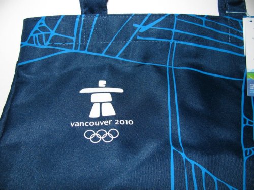 Official Vancouver Olympics Blue Tote Bag