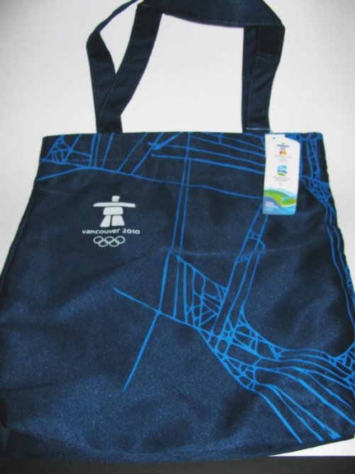 Official Vancouver Olympic Games Blue Tote Bag