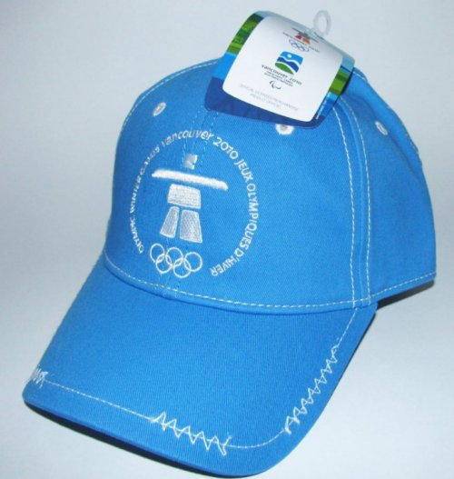 Official Vancouver Olympics Inukshuk Blue Ball Cap