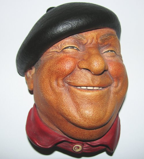 Bossons Pierre Chalkware Head