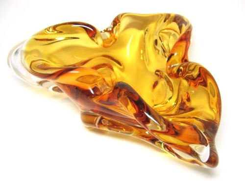 Chalet Gold Art Glass Console