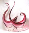 Chalet Cranberry Art Glass