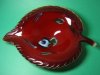 Murano Red Leaf Dish