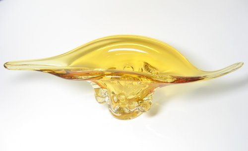 Canadian Art Glass Console Dish