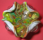 Murano AVEM Tutti Frutti Glass Bowl