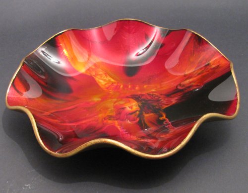 Seetusee Mayfair Glassware Kaleidoscope Wavy Dish