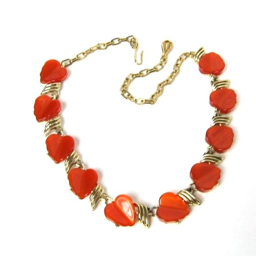 Heart Thermoset Necklace
