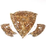 Sherman Deco Style Brooch