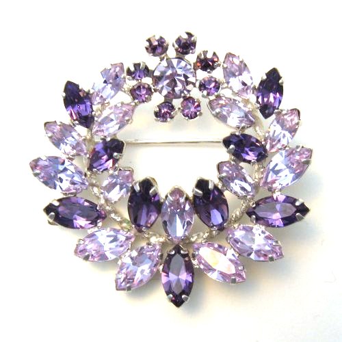 Sherman Purple Brooch