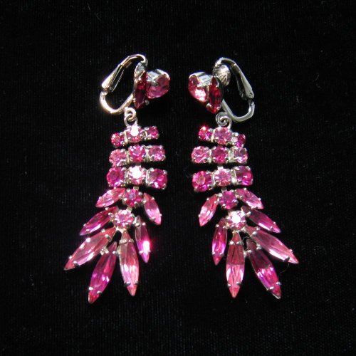 Vintage Pink Earrings