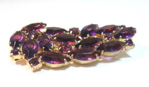 Vintage Amethyst Brooch