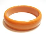 Apricot Bakelite Bangle