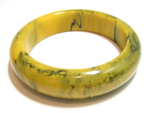 Marble Bakelite Bangle Vintage