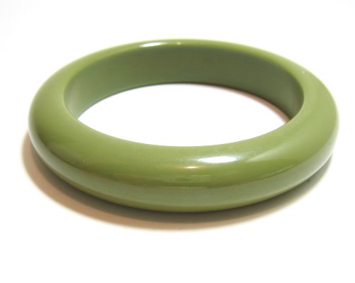 Olive Bakelite Bangle