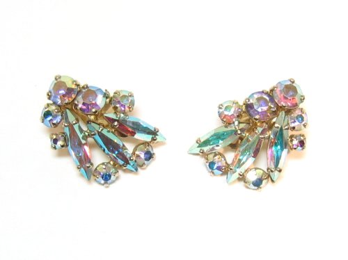 Sherman Aurora Borealis Earrings