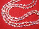 Vintage AB Crystal Necklace 2 Strand