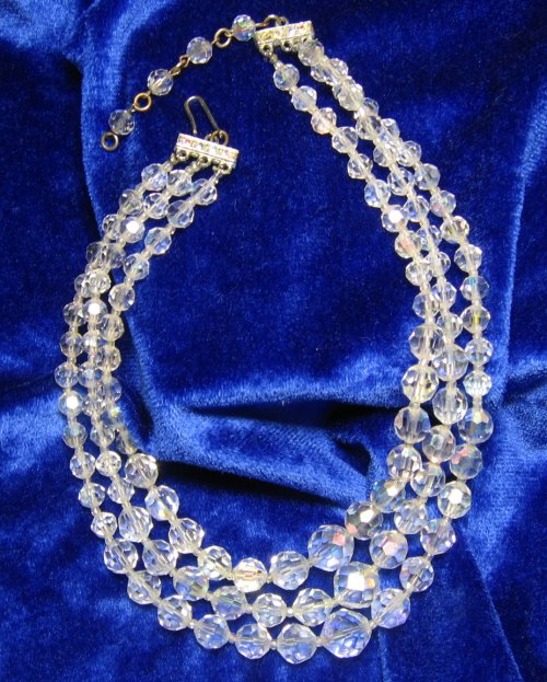 Vintage 3 Strand Necklace