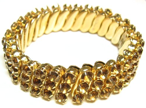 Vintage Expansion Rhinestone Bracelet