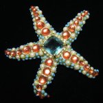 KJL Kenneth Jay Lane Starfish Brooch