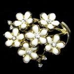 Coro Floral Brooch