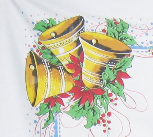 Vintage Christmas Bells Tablecloth