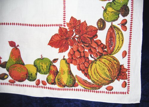 Fruits and Fall Colors Tablecloth