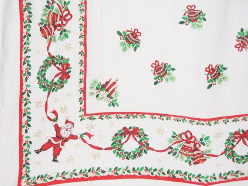olly Santa Tablecloth