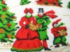Vintage Christmas Carolers Tablecloth