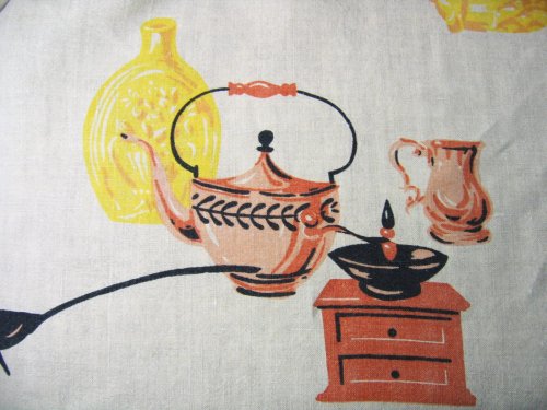 Vintage Eames Era Tablecloth