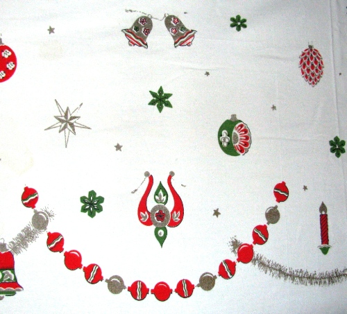 Eames Era Christmas Tablecloth