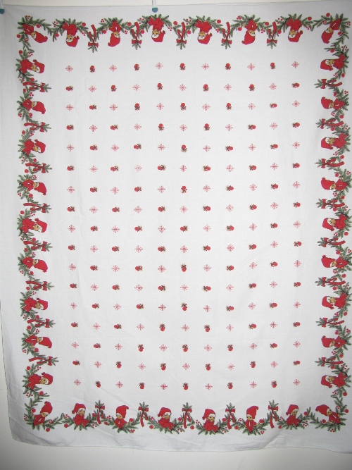 Pixie Elves Christmas Tablecloth