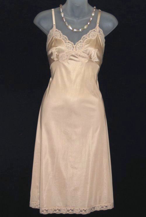 Vintage Vassarette Feminine Nylon Long Slip